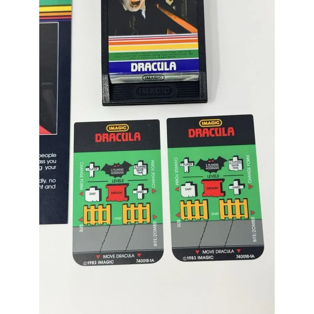 iMagic Dracula Intellivision Complete CIB Tested - Picture 9 of 9